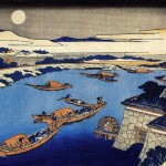 images pour le plaisir des yeux #11 ~ Hokusai et la lune d’Osaka
