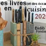 Des livres en cuisine – le menu 2020
