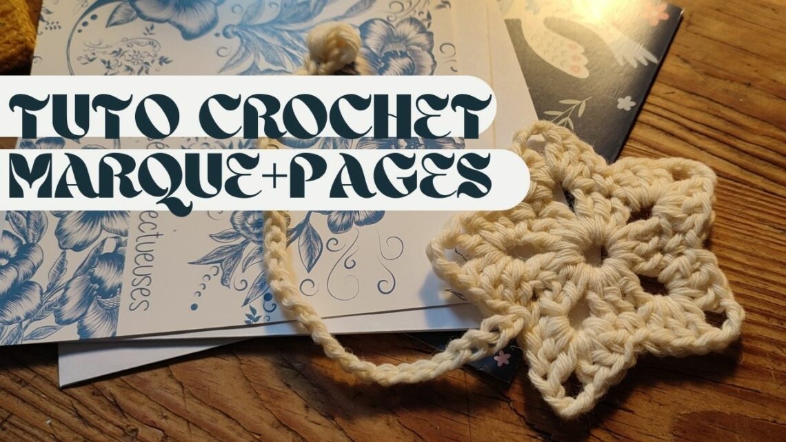 tuto crochet marque-page aux couleurs de Noël
