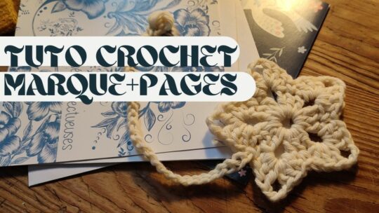 tuto crochet marque-page aux couleurs de Noël